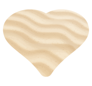 Strand szerelem kortárs szőnyegek - TenStickers