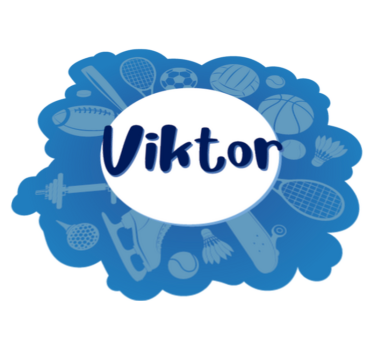 Személyre szabott sportjelkép Vinil szőnyeg nevekkel - TenStickers