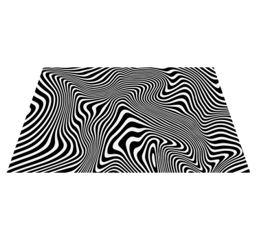 Zebra mintás állatszőnyeg - TenStickers