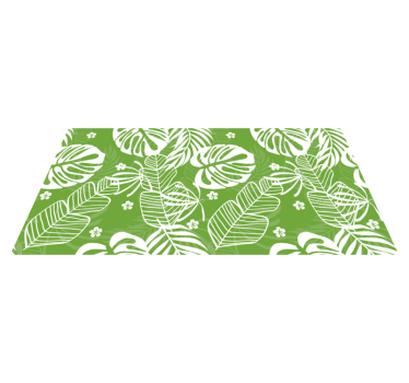 Monstera levél minta természet szőnyeg - TenStickers