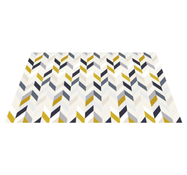 Színes geometriai jellemzők geometriai szőnyegek - TenStickers