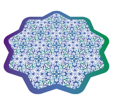 Etnikai minta színes etnikai stílusú szőnyegek - TenStickers