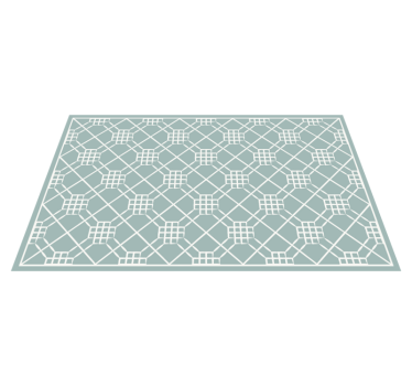 Szabálytalan geometriájú cserépszőnyeg - TenStickers