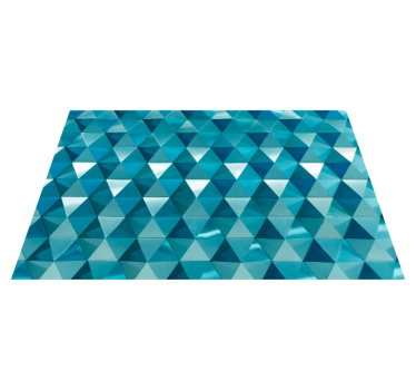 Gyémánt 3d minta geometriai szőnyegek - TenStickers