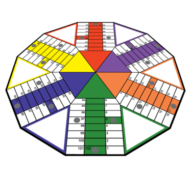 Oktatási játéktábla vinil szőnyeg Játékok - TenStickers