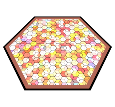 Tarka csempe szőnyeg - TenStickers