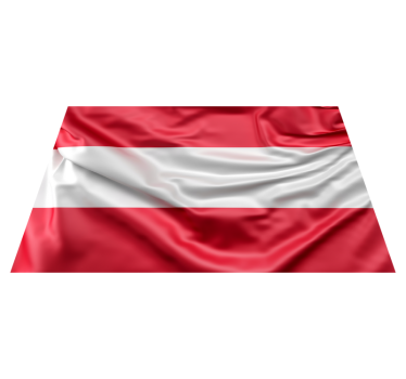 Osztrák zászló kortárs szőnyegek - TenStickers