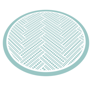 Keresztező vonalak kortárs szőnyegek - TenStickers