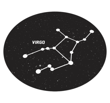 Csillagkép szűz vinil szőnyeg csillagok - TenStickers