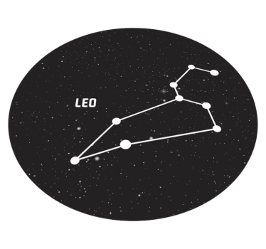 Csillagjegy leo kortárs szőnyegek - TenStickers