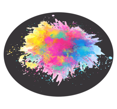 Színes splash robbanás vinil szőnyeg struktúra - TenStickers