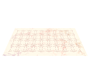 Geometriai csillag minta Vinil szőnyeg nappali - TenStickers
