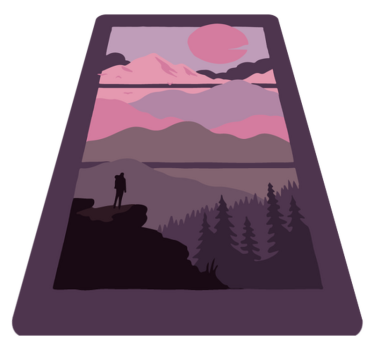 Sziluettjei vadon vinil szőnyeg természet - TenStickers