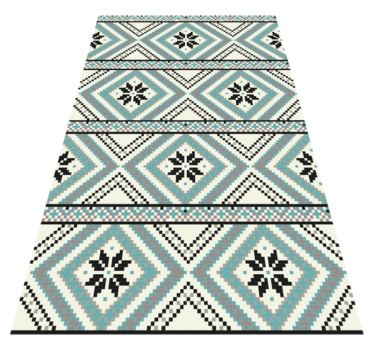 Geometriai alakzatok skandináv design északi stílusú szőnyegek - TenStickers