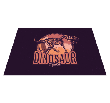 Dinoszaurusz grafikus kép vinil szőnyeg állat - TenStickers