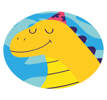 Dinoszaurusz party téma vinil szőnyeg gyerekek - TenStickers