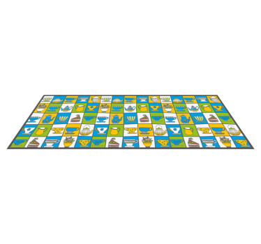 Délutáni teacsempe konyhai vinilszőnyeg - TenStickers