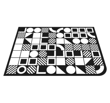Absztrakt design kortárs szőnyegek - TenStickers
