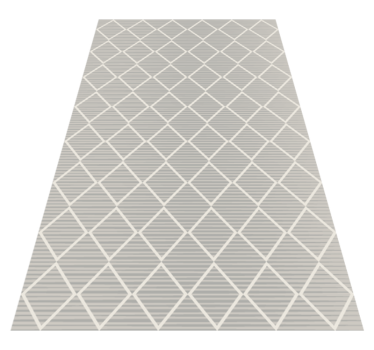 Szabálytalan szürke rombuszok geometriai vinilszőnyegek - TenStickers