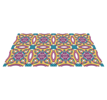 Retro mandala szőnyeg - TenStickers