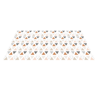 északi háromszög geometriai szőnyegek - TenStickers