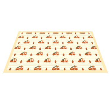 Játékos közlekedési téma vinil szőnyeg mások - TenStickers