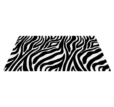 Zebra nyomtatott állatnyomtató szőnyeg - TenStickers