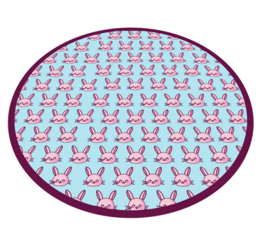 Anime nyúl mintás állati vinyl mat - TenStickers