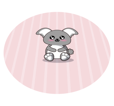 Bújós koala vinil szőnyeg óvodák - TenStickers
