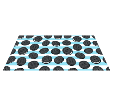 Oreo mintás konyhai padló - TenStickers