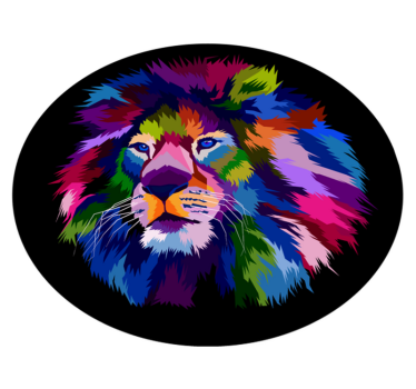 Lyon arc állati vinyl mat - TenStickers