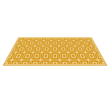 Arany konyhai szőnyeg vintage csempe szőnyeg - TenStickers