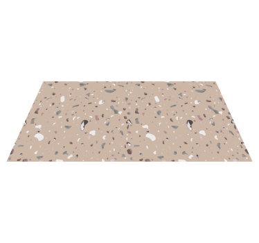 Bézs színű terrazzo cserépszőnyeg - TenStickers
