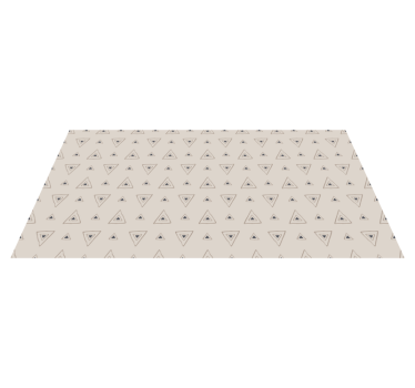 Bézs északi háromszögek geometriai szőnyegek - TenStickers