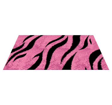 Rózsaszín tigris bőr állat nyomtatási szőnyeg - TenStickers