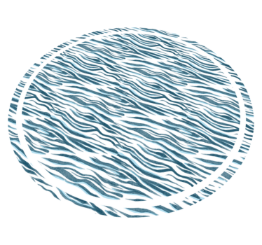 Blu állati nyomtatású szőnyeg - TenStickers