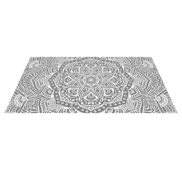 Elegáns mandala hálószobás vinilszőnyeg - TenStickers