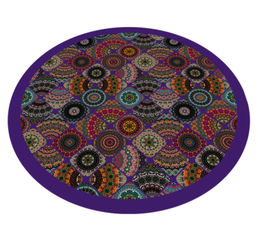 Vintage színes patchwork csempe szőnyeg - TenStickers