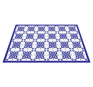 Minimalista görög formájú cserépszőnyeg - TenStickers