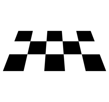 Fekete-fehér négyzetes konyhapadló - TenStickers