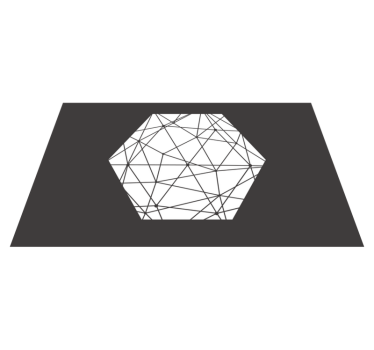 Nordic style hatszög nordic style szőnyegek - TenStickers