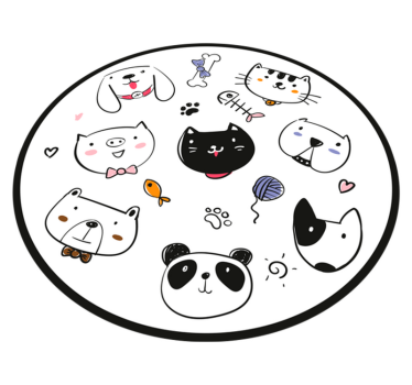 Rajzolni állatok állati szőnyeg - TenStickers