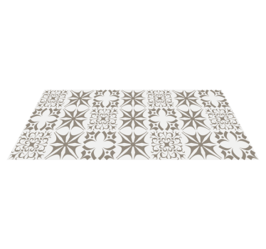 Szürke minimalista cserépszőnyeg - TenStickers