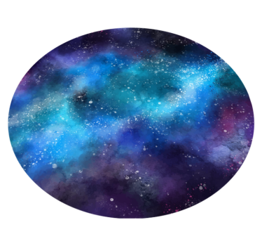 Galaxis ihlette oázis vinil szőnyeg csillagok - TenStickers
