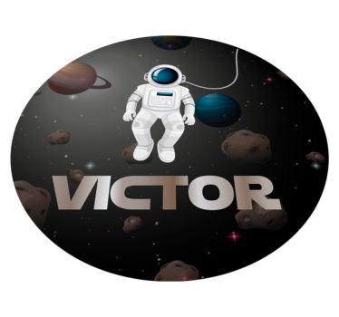 Univerzumi űrhajós névvel vinil szőnyeg mások - TenStickers
