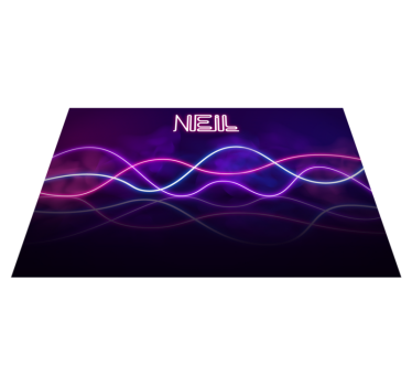 Neonlámpás kijelző Vinil szőnyeg nevekkel - TenStickers