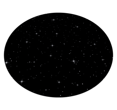 Sötét világegyetem csillagok szőnyeg - TenStickers