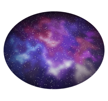 Galaxis ihlette vinil szőnyeg csillagok - TenStickers