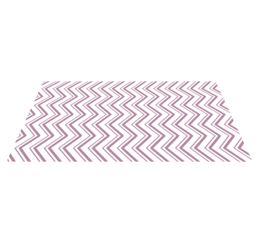 Elegáns fehér és rózsaszín cikk-cakk design nappali szőnyeg - TenStickers