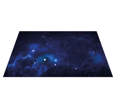 Cosmic nebula scene vinil szőnyeg csillagok - TenStickers